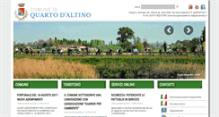 Desktop Screenshot of comune.quartodaltino.ve.it